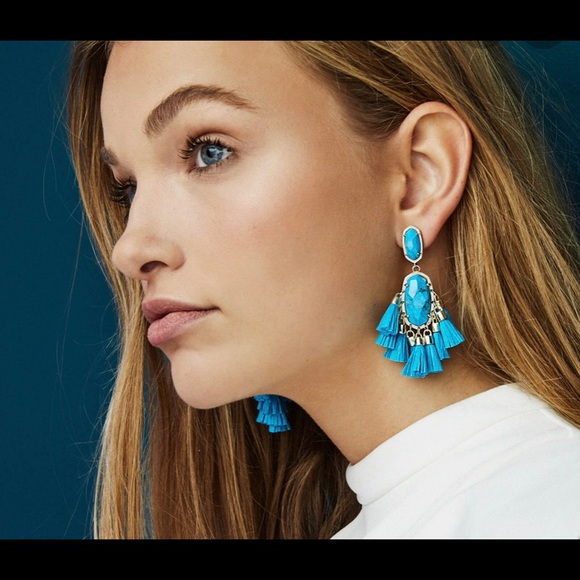 🆕NWT Kendra Scott Kristen Statement Earrings - Picture 3 of 4